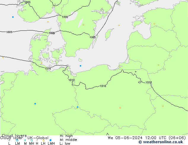 Chmura warstwa UK-Global śro. 05.06.2024 12 UTC