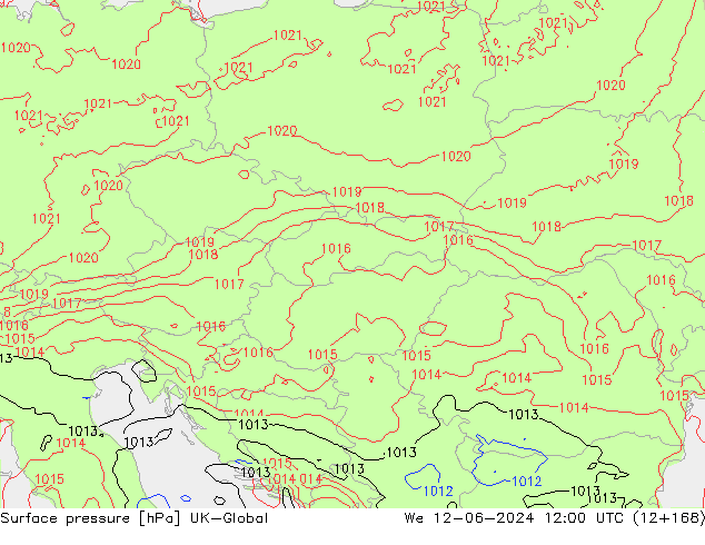 Bodendruck UK-Global Mi 12.06.2024 12 UTC