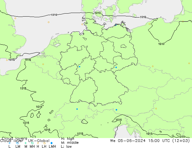 Cloud layer UK-Global We 05.06.2024 15 UTC