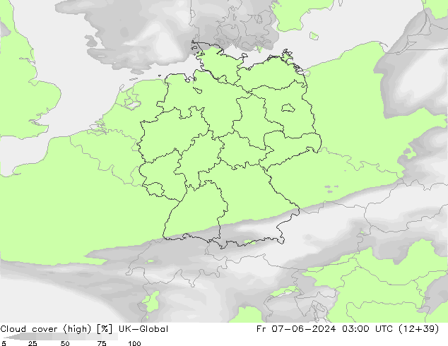 Cloud cover (high) UK-Global Fr 07.06.2024 03 UTC