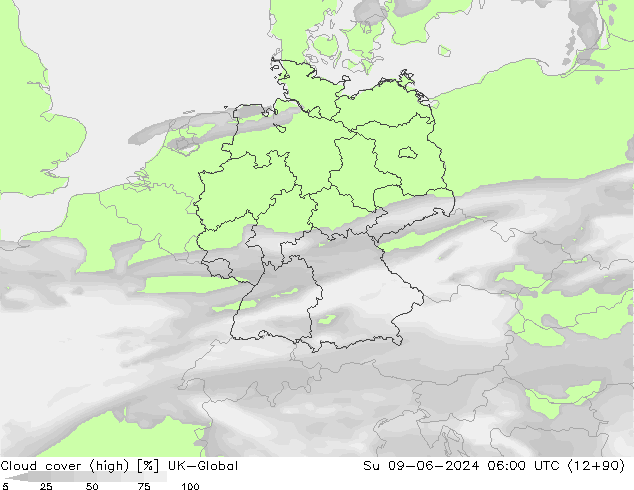 Nuages (élevé) UK-Global dim 09.06.2024 06 UTC