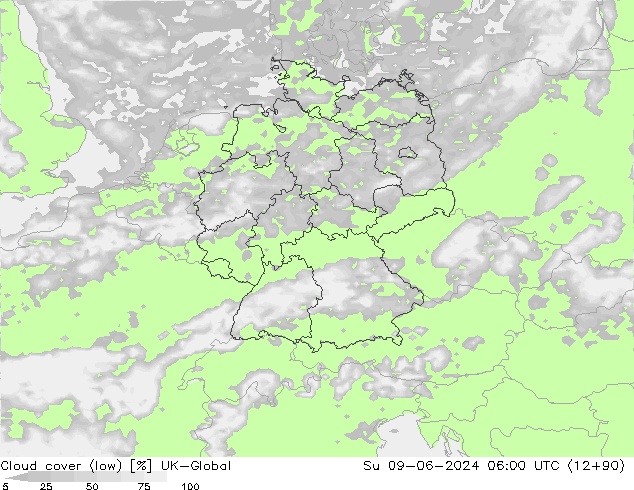 Wolken (tief) UK-Global So 09.06.2024 06 UTC