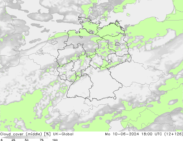 Cloud cover (middle) UK-Global Mo 10.06.2024 18 UTC