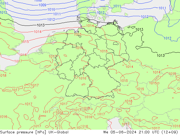 Bodendruck UK-Global Mi 05.06.2024 21 UTC