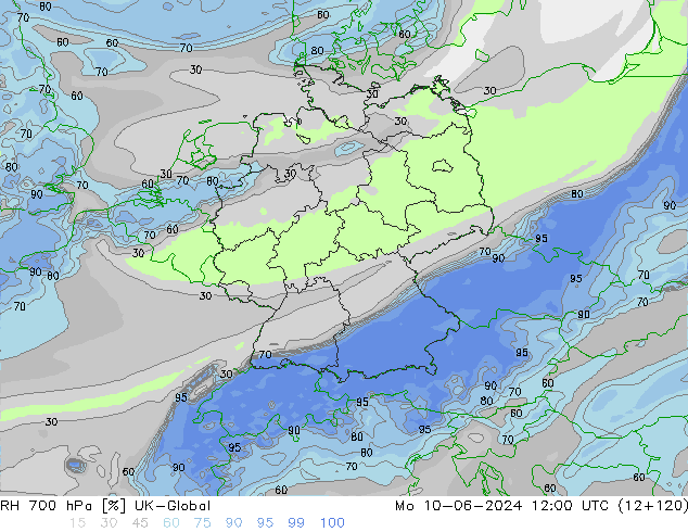 RV 700 hPa UK-Global ma 10.06.2024 12 UTC