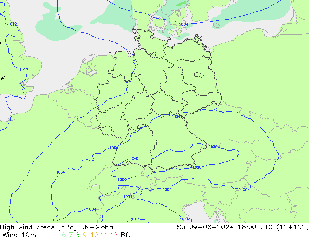 Windvelden UK-Global zo 09.06.2024 18 UTC