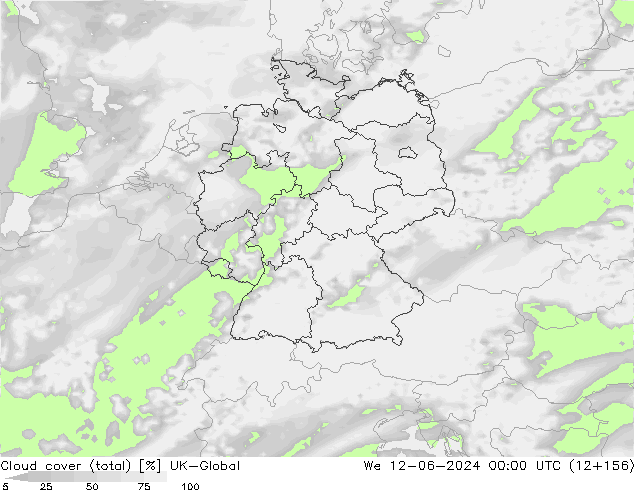 nuvens (total) UK-Global Qua 12.06.2024 00 UTC