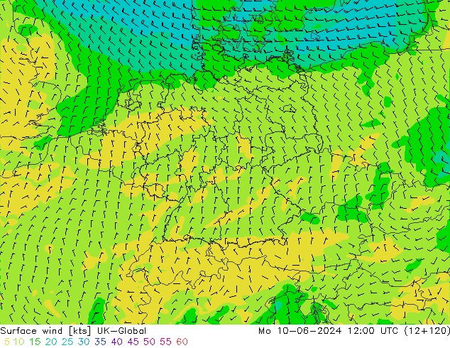 Wind 10 m UK-Global ma 10.06.2024 12 UTC