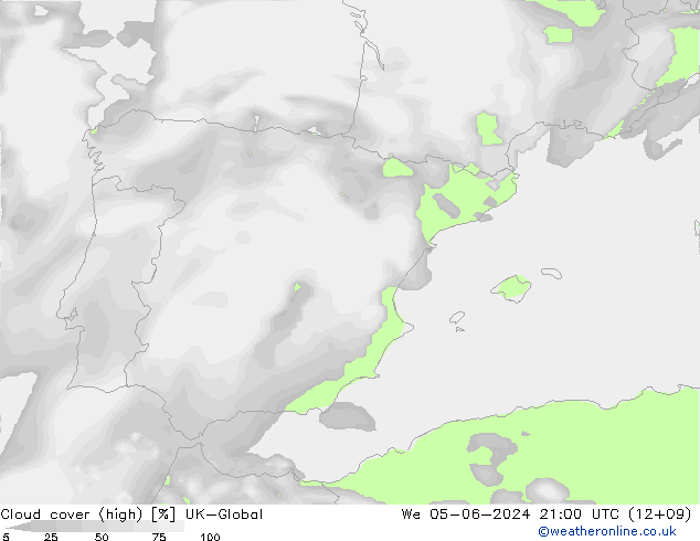 Bulutlar (yüksek) UK-Global Çar 05.06.2024 21 UTC