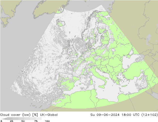 Bulutlar (düşük) UK-Global Paz 09.06.2024 18 UTC