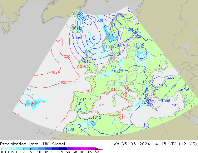 осадки UK-Global ср 05.06.2024 15 UTC