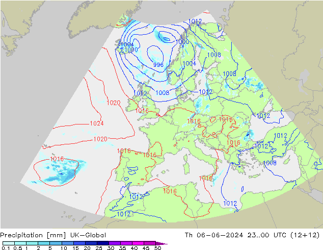 Niederschlag UK-Global Do 06.06.2024 00 UTC