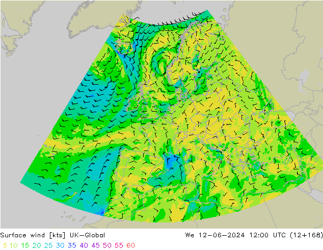 ветер 10 m UK-Global ср 12.06.2024 12 UTC