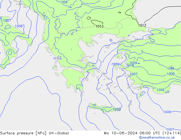 Yer basıncı UK-Global Pzt 10.06.2024 06 UTC