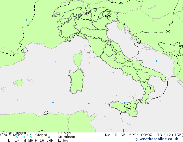 Cloud layer UK-Global  10.06.2024 00 UTC
