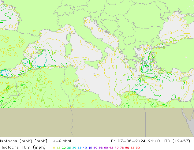 Isotachs (mph) UK-Global ven 07.06.2024 21 UTC