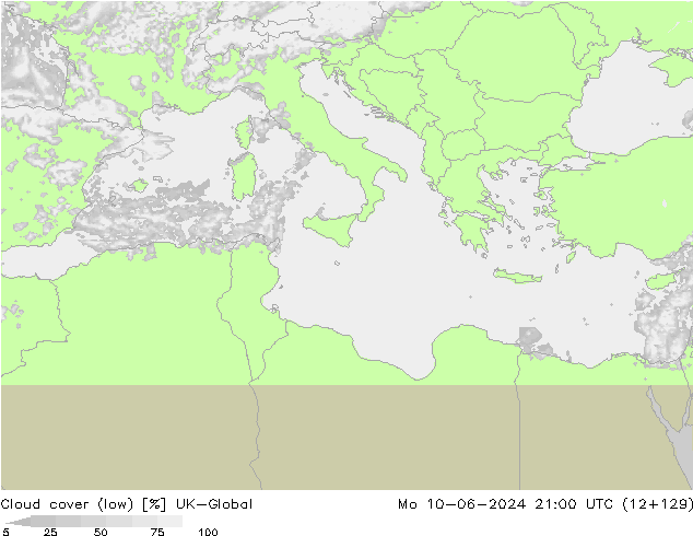 zachmurzenie (niskie) UK-Global pon. 10.06.2024 21 UTC