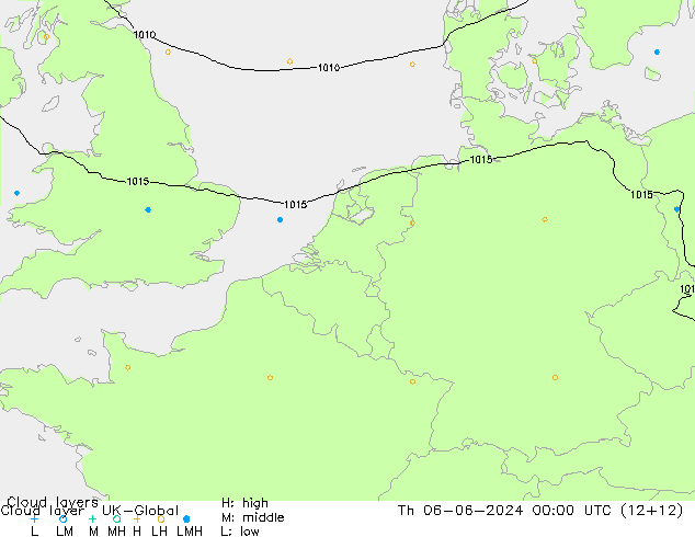 Wolkenschichten UK-Global Do 06.06.2024 00 UTC