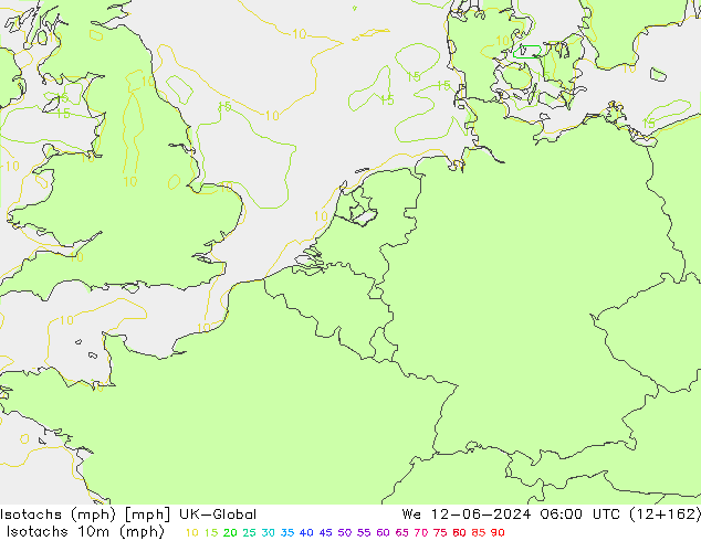 Isotachs (mph) UK-Global We 12.06.2024 06 UTC