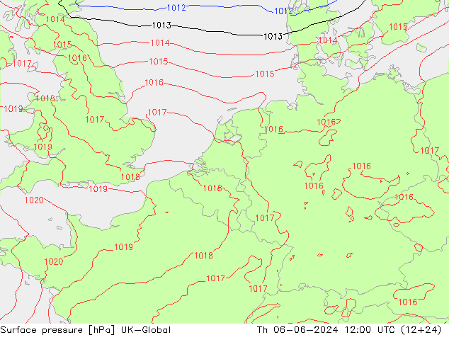 pressão do solo UK-Global Qui 06.06.2024 12 UTC