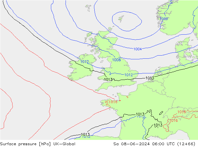 Yer basıncı UK-Global Cts 08.06.2024 06 UTC