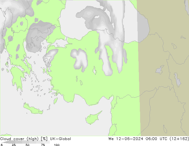 Wolken (hohe) UK-Global Mi 12.06.2024 06 UTC