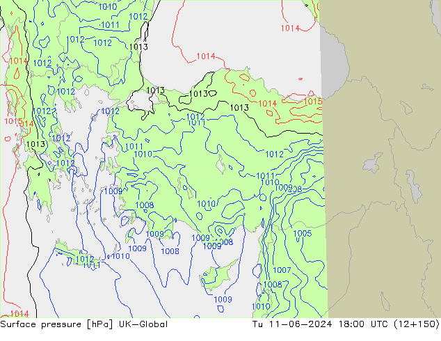 pressão do solo UK-Global Ter 11.06.2024 18 UTC