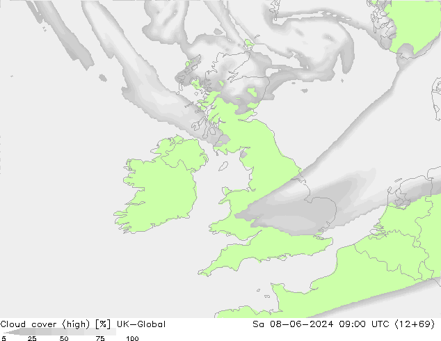 Nubes altas UK-Global sáb 08.06.2024 09 UTC