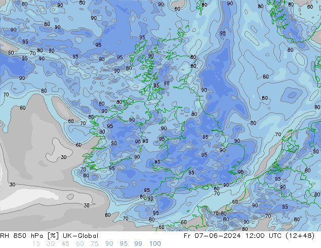 850 hPa Nispi Nem UK-Global Cu 07.06.2024 12 UTC