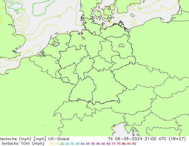 Isotachen (mph) UK-Global Do 06.06.2024 21 UTC