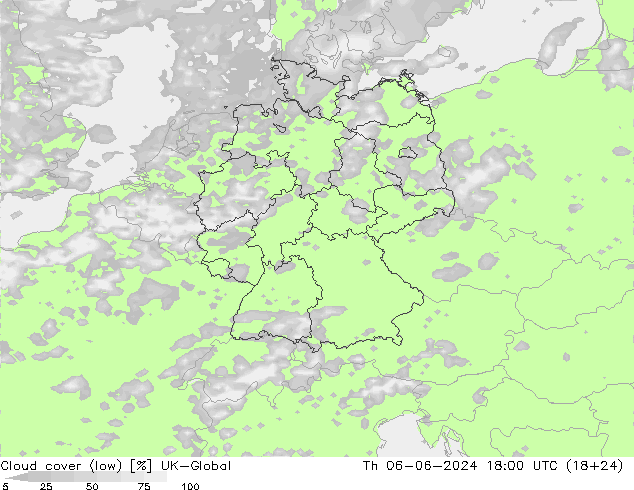 zachmurzenie (niskie) UK-Global czw. 06.06.2024 18 UTC