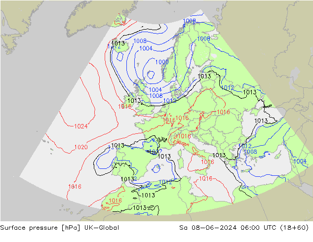 Yer basıncı UK-Global Cts 08.06.2024 06 UTC