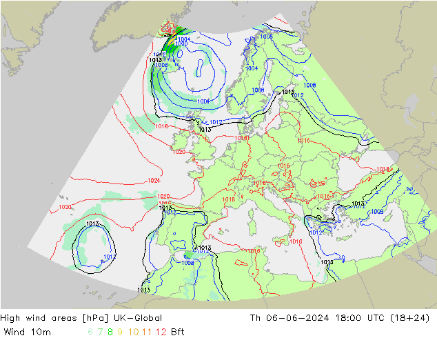 High wind areas UK-Global  06.06.2024 18 UTC