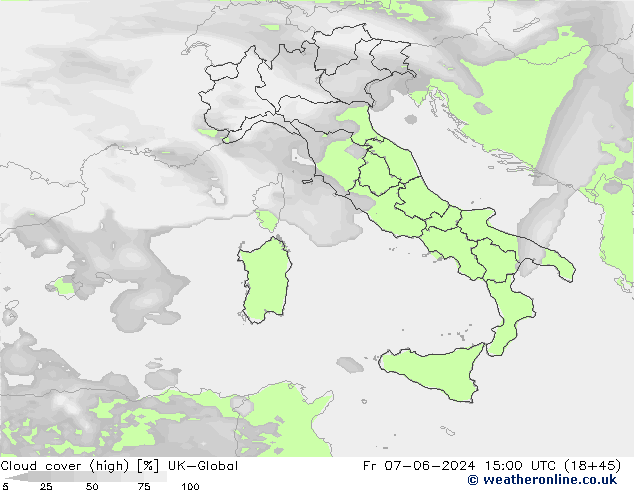 Wolken (hohe) UK-Global Fr 07.06.2024 15 UTC