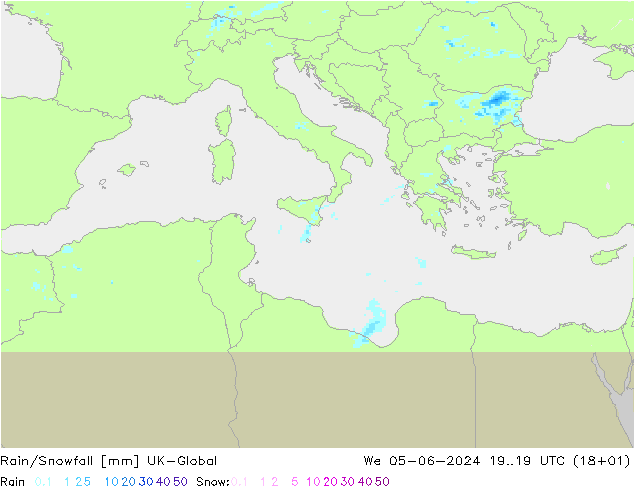 Regen/Schneefall UK-Global Mi 05.06.2024 19 UTC