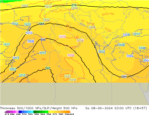 Thck 500-1000hPa UK-Global sab 08.06.2024 03 UTC