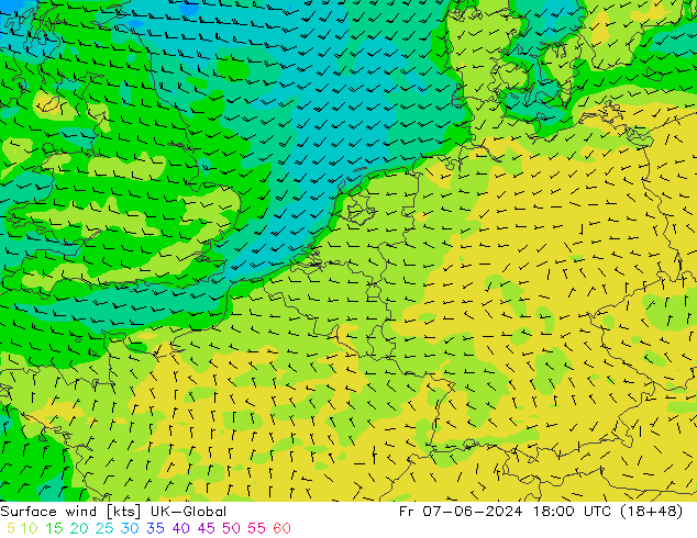Bodenwind UK-Global Fr 07.06.2024 18 UTC