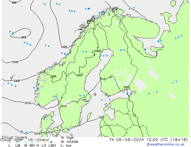 Cloud layer UK-Global  06.06.2024 12 UTC