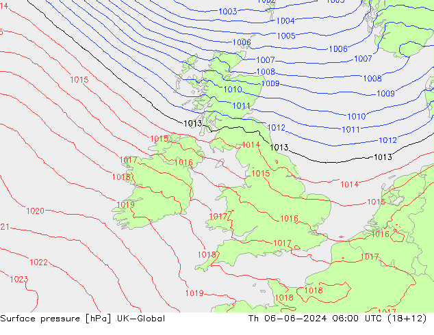 Yer basıncı UK-Global Per 06.06.2024 06 UTC