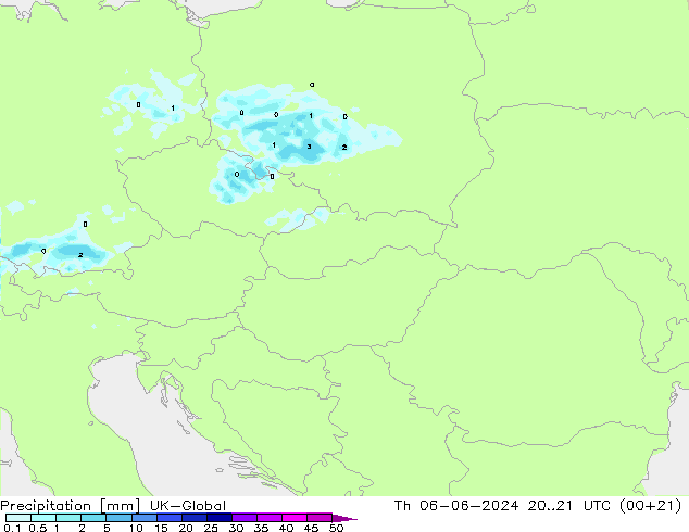 Neerslag UK-Global do 06.06.2024 21 UTC