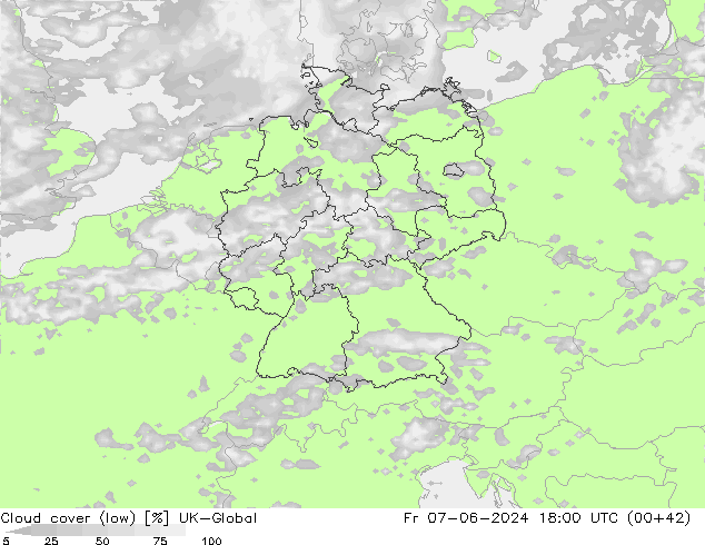 zachmurzenie (niskie) UK-Global pt. 07.06.2024 18 UTC