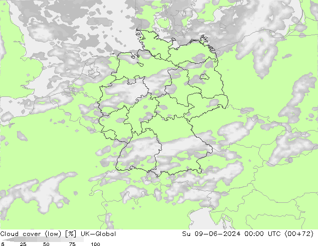 nízká oblaka UK-Global Ne 09.06.2024 00 UTC