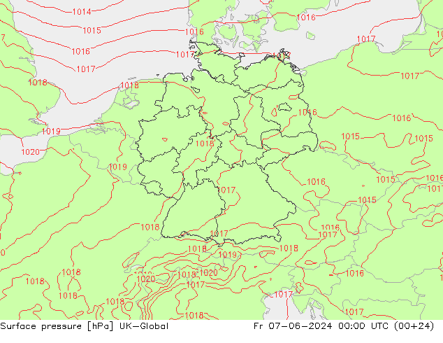 Bodendruck UK-Global Fr 07.06.2024 00 UTC