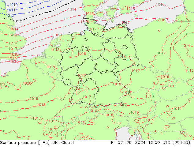 Yer basıncı UK-Global Cu 07.06.2024 15 UTC