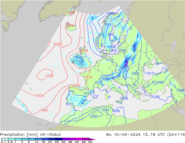 Niederschlag UK-Global Mo 10.06.2024 18 UTC