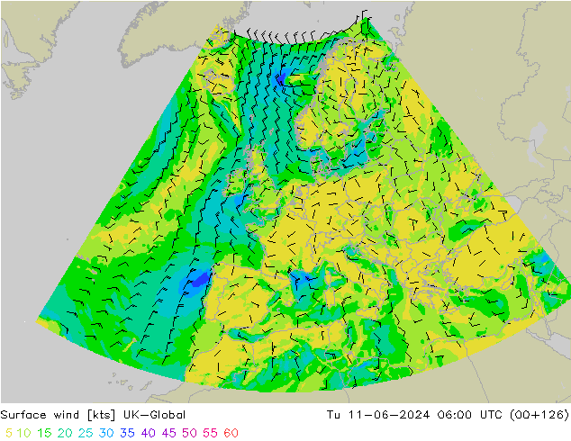 Bodenwind UK-Global Di 11.06.2024 06 UTC