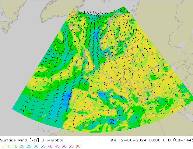 Bodenwind UK-Global Mi 12.06.2024 00 UTC