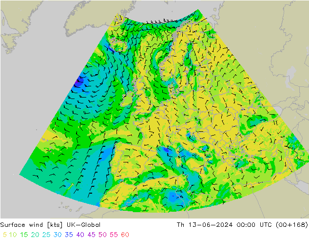 Bodenwind UK-Global Do 13.06.2024 00 UTC