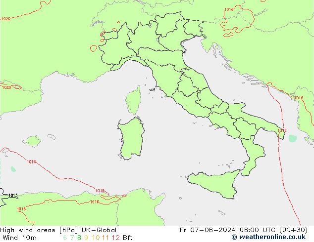 High wind areas UK-Global Sex 07.06.2024 06 UTC