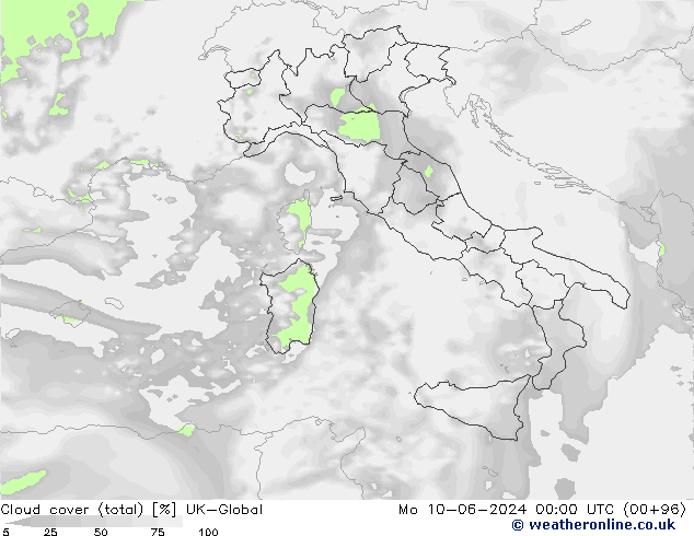 Bulutlar (toplam) UK-Global Pzt 10.06.2024 00 UTC